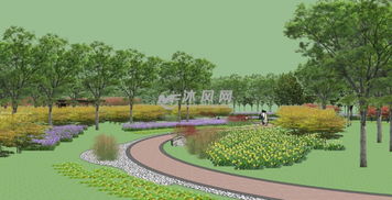 小公园绿化及场地景观设计